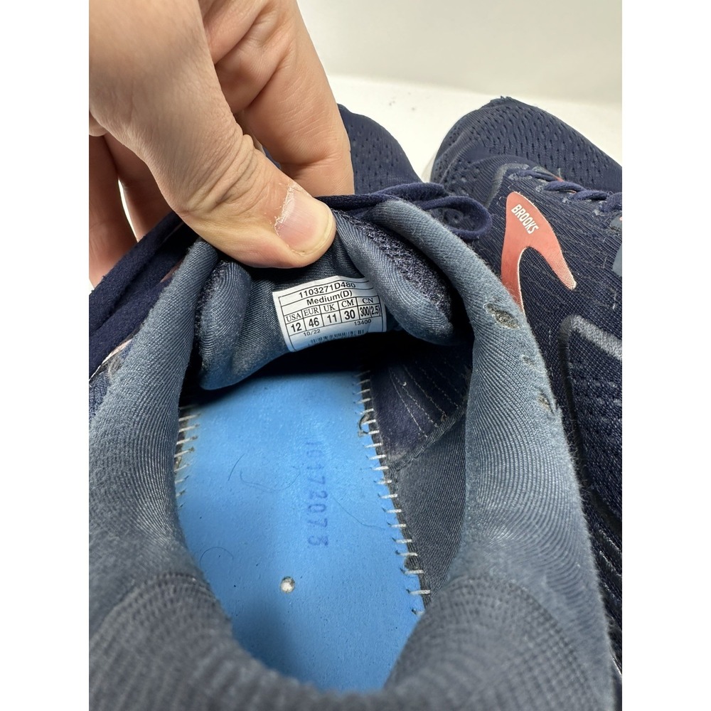 Brooks Beast Men's Running Shoes Size 12 D Navy Blue Stability Trainer 👟🔥 - Picture 3 of 10